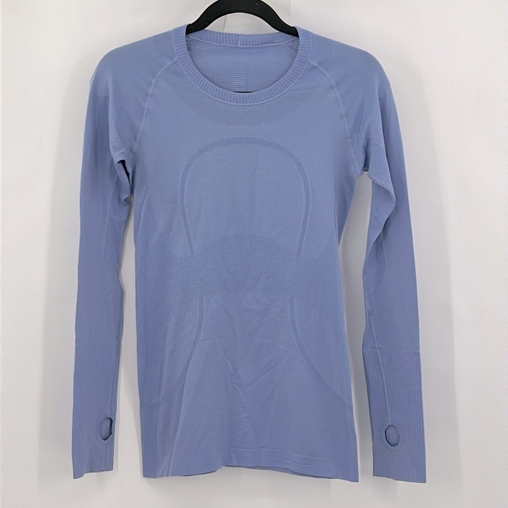 Lululemon Swiftly Long Sleeve Light Purple Size 6